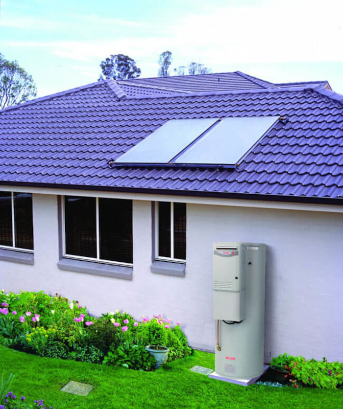 lo line solar hot water system