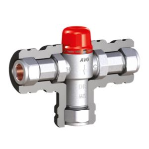 red cap tempering valve